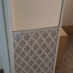 Over The Door Mirror/Pegboard 