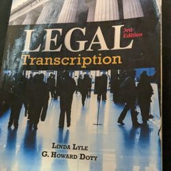 Legal Transcription & Torts For Paralegals Textbooks
