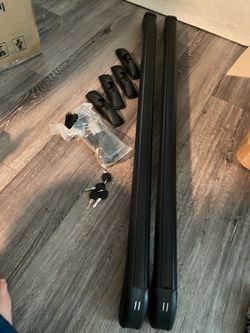 Brand New Universal Car Roof Rack Cross Bars (110cm) – Anti-Theft Lock & Keys