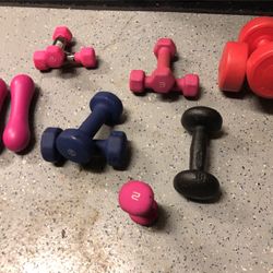 Hand Weights Series- 2 Lb to 8lb Dumbbell $obo
