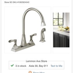 DELTA Kitchen Faucet- Stainless