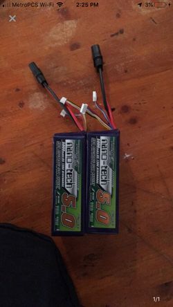 High recharge lipo batteries