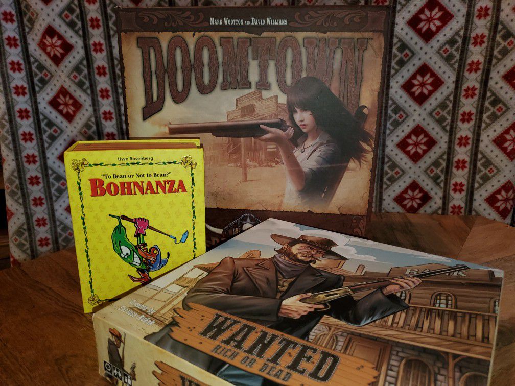 3 Board Game Bundle, Western