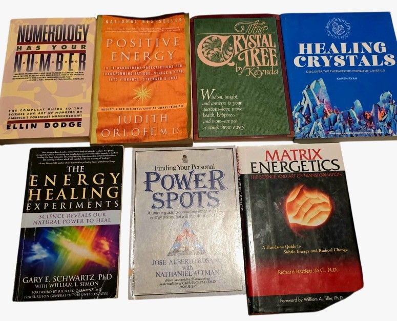 Crystal & Energy Healing Book Bundle |  7 Books