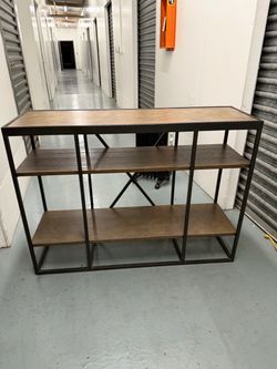 Industrial Side Table Shelves