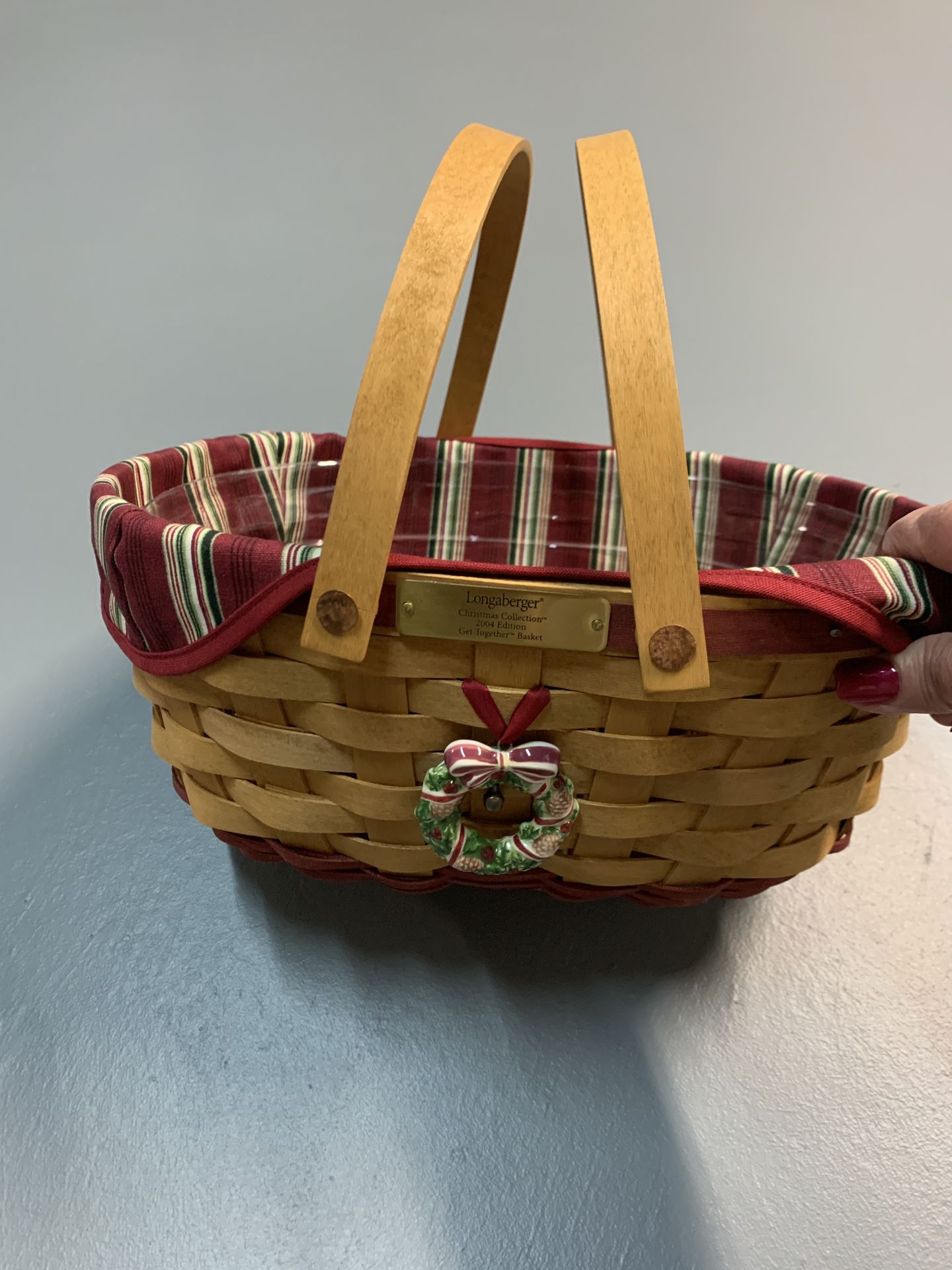 Longaberger Christmas Basket Set