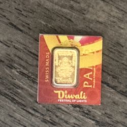 1 Gram Pamp Gold Bar