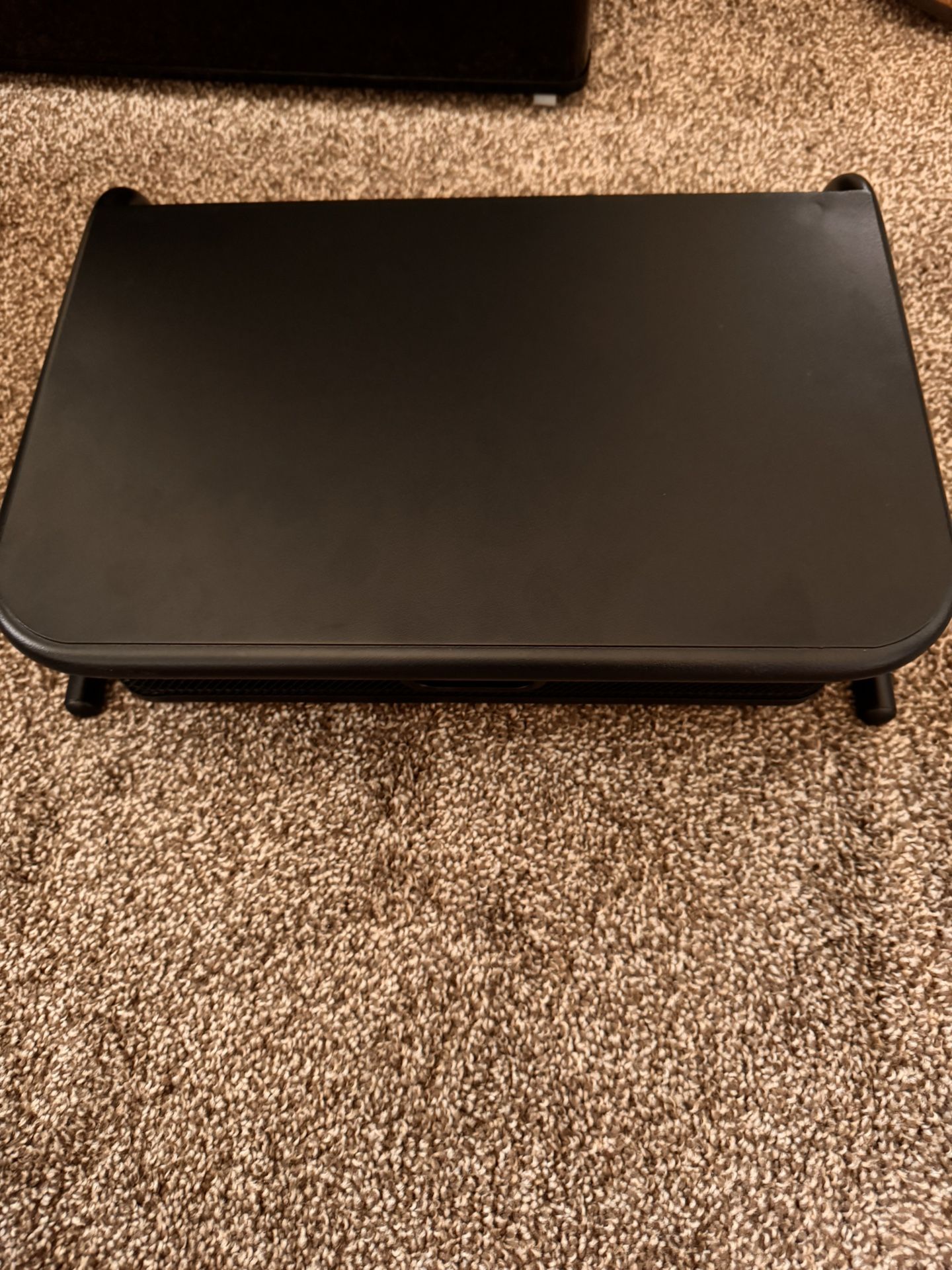 Monitor Stand With Pull Out Drawer-black 
