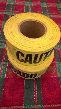 Caution 3” Barricade Tape