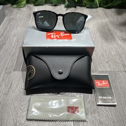 Ray Ban RB4387  601/71  Polished Black Dark Green Sunglass Rx-Frame 56 MM