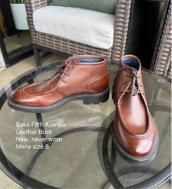 Men's  Leather Ankle Boots