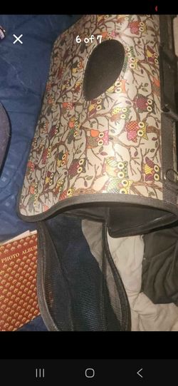 Cute Owl Print Soft-Sided Pet Carrier Bag (Small Dogs / Cats)