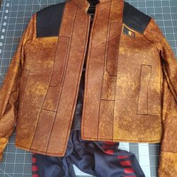 Child Large Star Wars Story Han Solo Costume  New Complete Halloween Cosplay 
