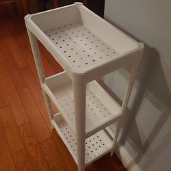IKEA WHITE Plastic Shelf Unit