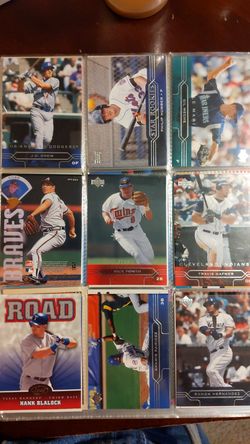 Variety of classic baseball cards