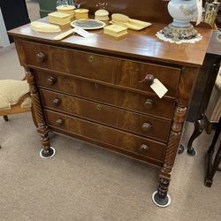 Antique Cherry Wood Dresser