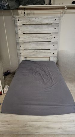 Bran New Twin Bed Frame W/ Matrass And Box Spring