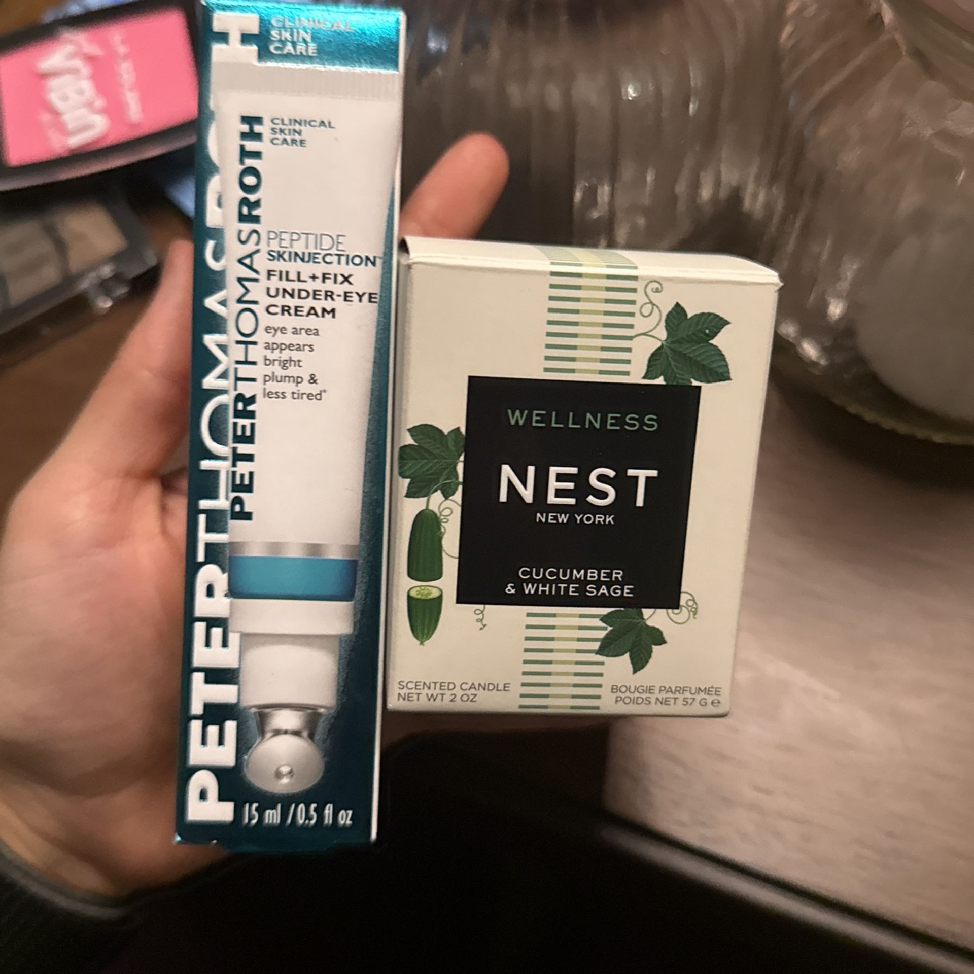 Skin Care And Candle