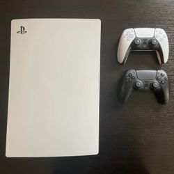 Sony Playstation PS5 Digital Edition (with extra controller)