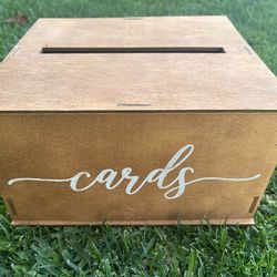 Wood Card box