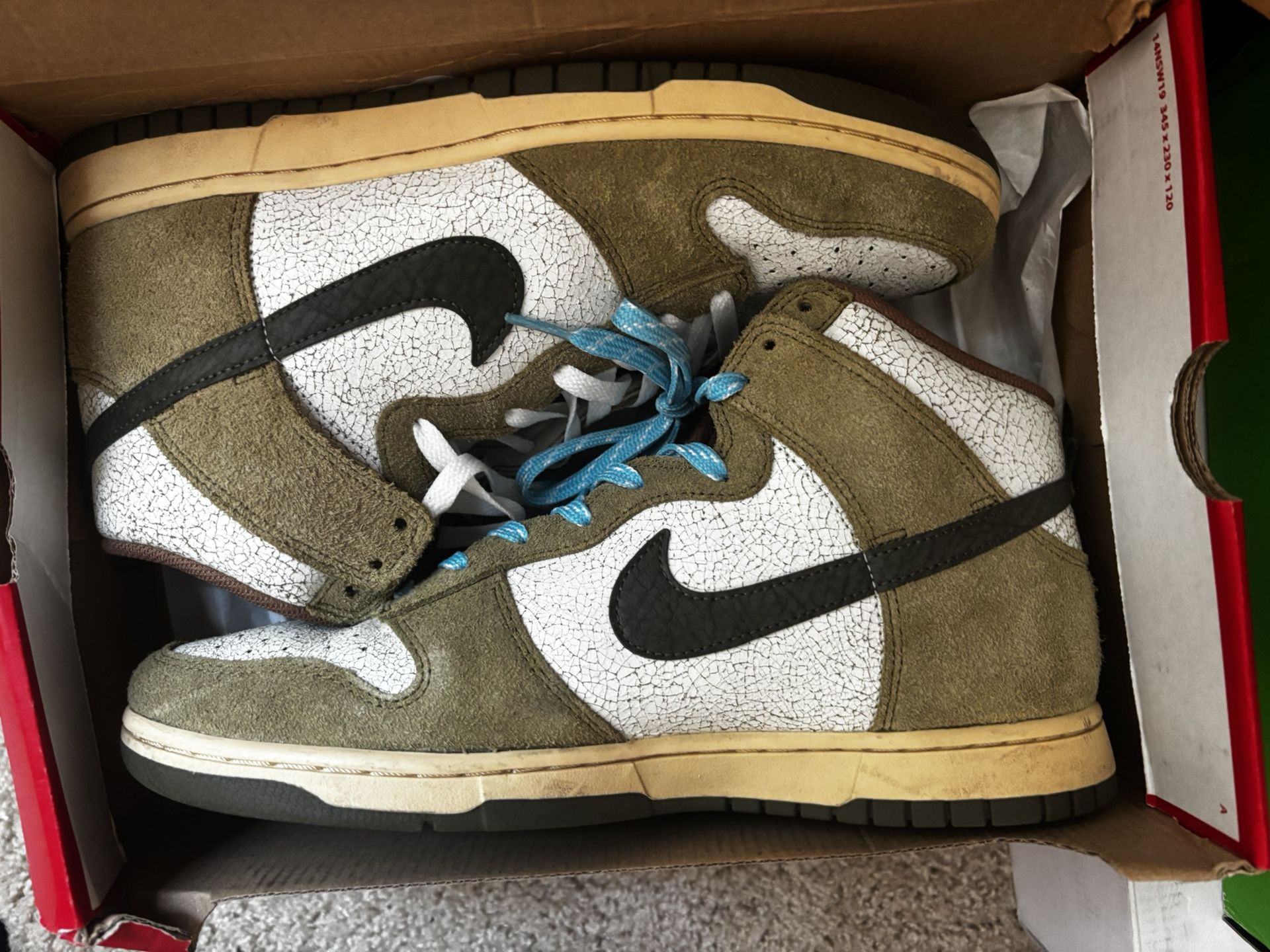 Cracked leather DUNKS