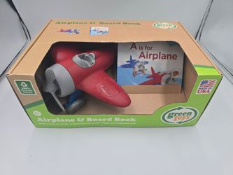 Green Toys Airplane & Board Book Set