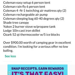 Camping Equipment