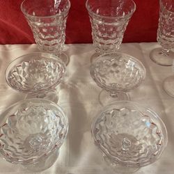 Table Scapes with Fostoria Style Crystal  - 