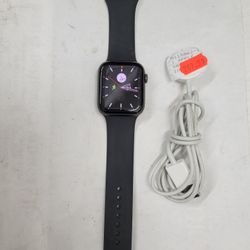 MINT Apple Watch SE (GPS+Cellular) 44mm (Space Gray Aluminum Case, Black Sport Band)