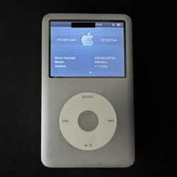 Apple iPod Classic 128GB Upgraded SD A1238 6th Gen Silver MB029LL