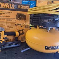 DEWALT

6 Gal. 18-Gauge Brad Nailer and Heavy-Duty Pancake Electric Air Compressor Combo Kit
