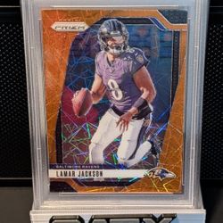 Lamar Jackson Lazer Prizm PSA 10 