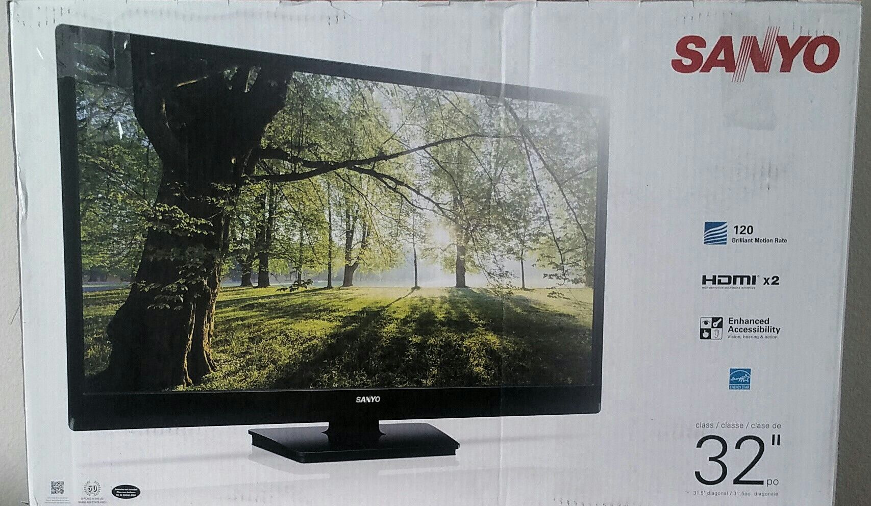 Sanyo 32" Flatscreen LCD TV