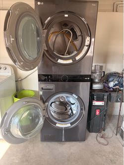 LG ThinQ WashTower Stacked Washer and Dryer