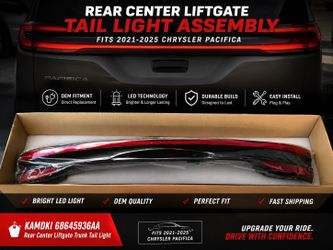 Chrysler Pacifica rear led taillight assembly