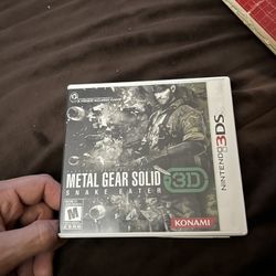 Metal Gear Solid 3D Snake Eater