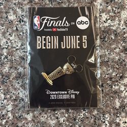 NBA Finals Larry O’Brian Downtown Disney 2025 Exclusive Pin