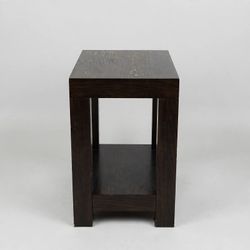 Dark Wood End Table