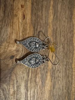 Retired James Avery owl earrings