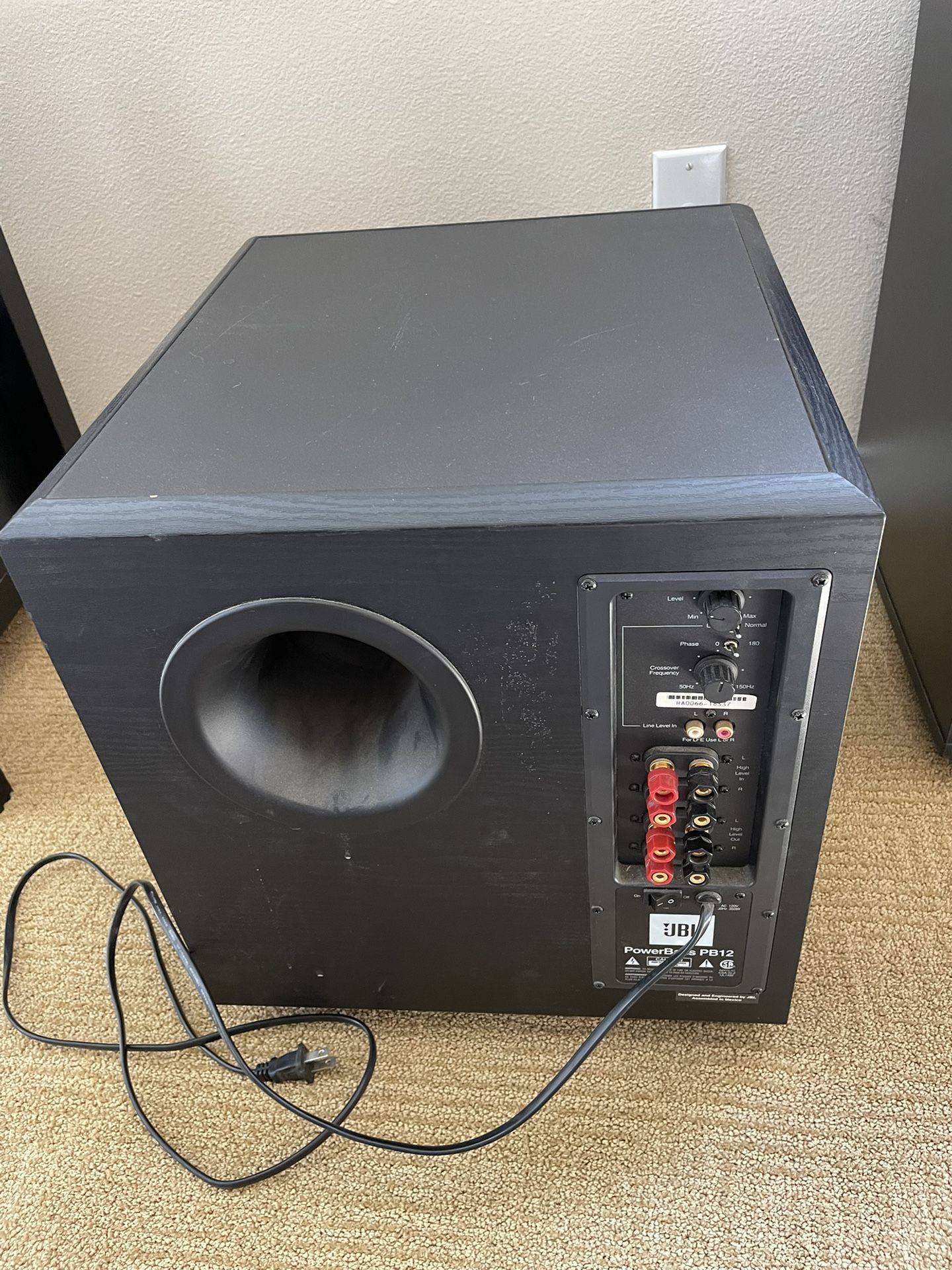 JBL POWERBASS PB12 Home Subwoofer for Sale in Rowland Heights, CA OfferUp