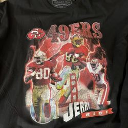 Jerry Rice 49ers Michell And Ness Men’s 2xl NWT Tee