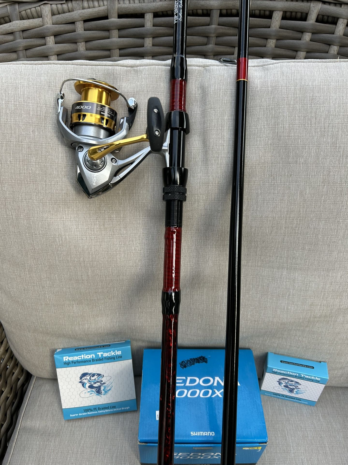 Custom 9’ Surf Rod And Reel