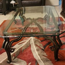  beautiful coffee  Glass top table 