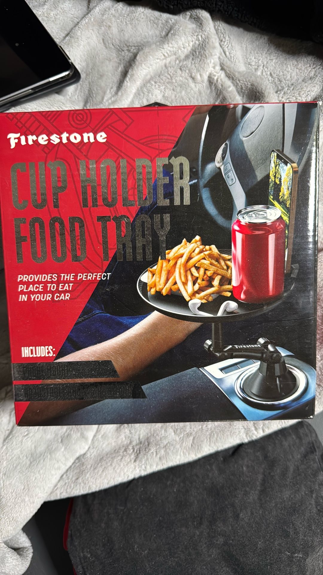 Firestone Cup Holder Food Tray