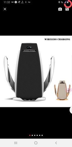 Automatic Clamping Car Phone Holder Wireless Charging Car charger Holder Mount Air Vent for iPhone Xs Max XR Samsung Fast Charg