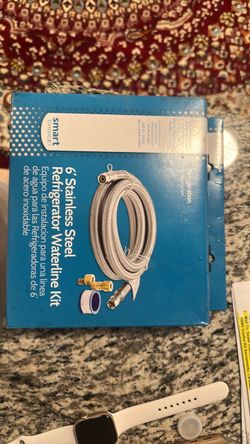 Smart Choice 6ft Stainless Steel Refrigerator Waterline Kit