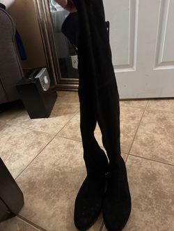 Marc Fisher Suede Black Boots