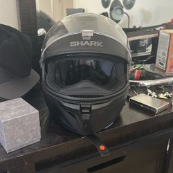 Large Shark Motorcycle Helmet 