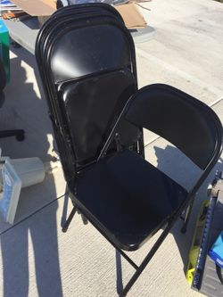 Folder chairs- 6 pieces
