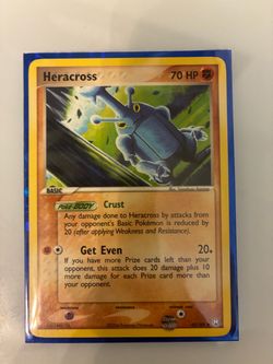 Pokemon Heracross Card 43/109 EX Team Rocket Returns
